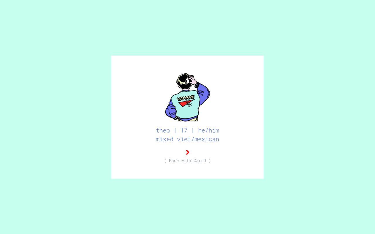 Carrd profile picture for @huhu